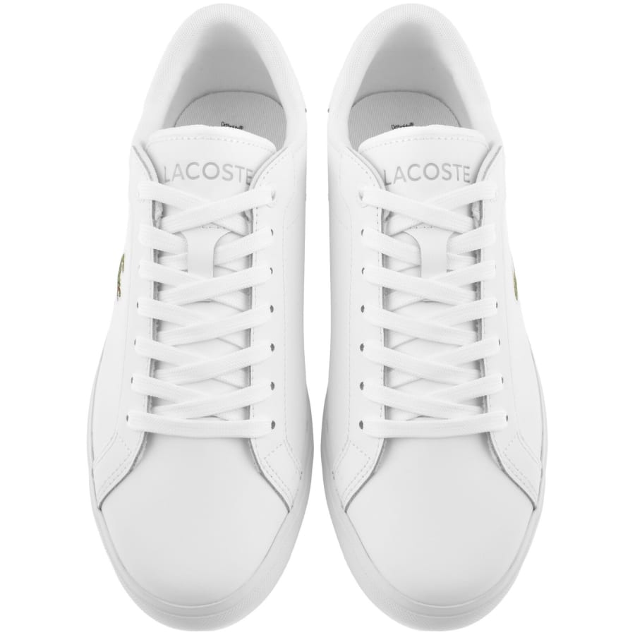 Image number 3 for Lacoste Powercourt 125 2 Trainers White