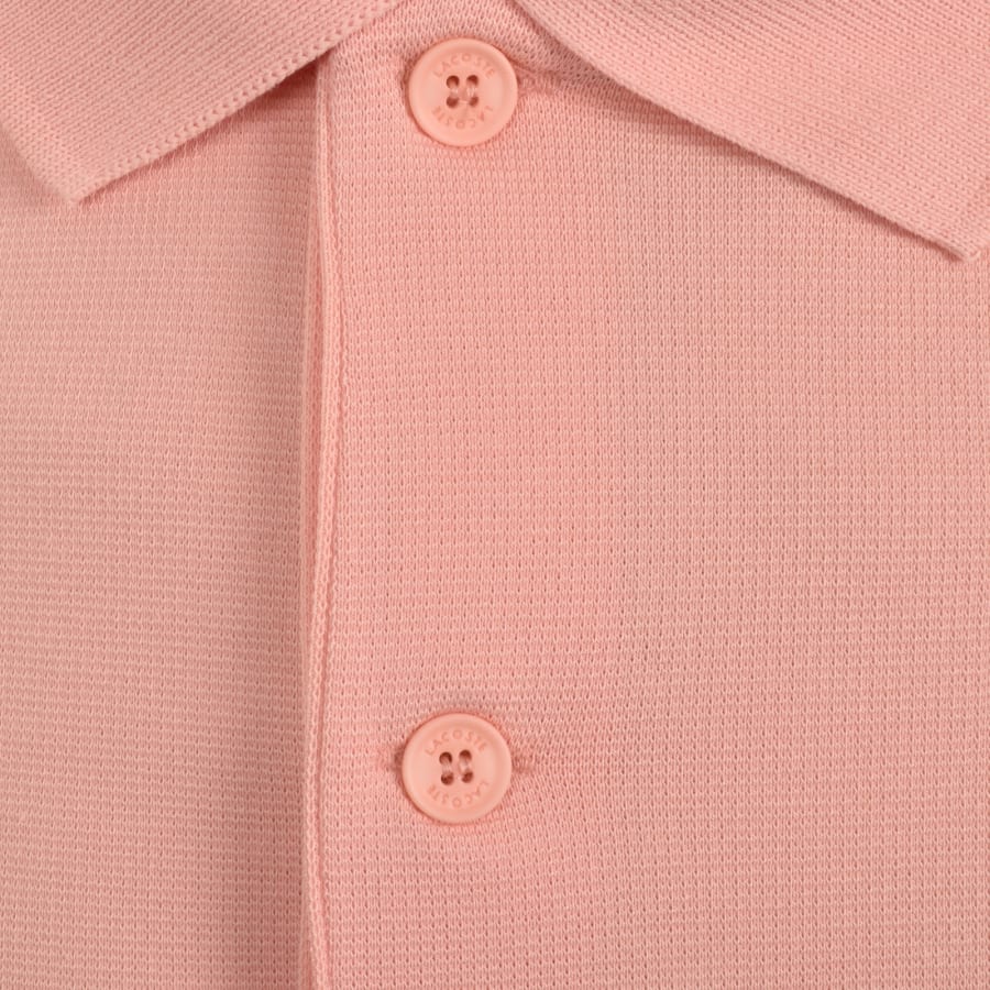 Image number 4 for Lacoste Core Essentials Polo Coral Pink