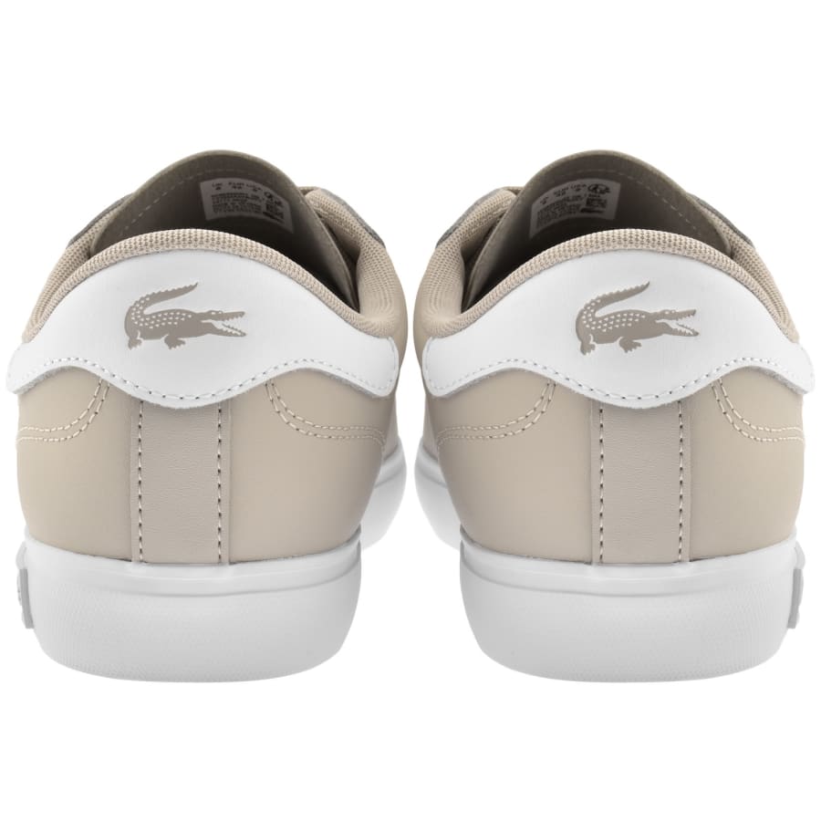 Image number 2 for Lacoste Powercourt 125 2 Trainers Beige