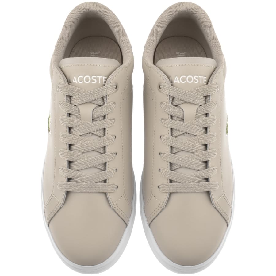 Image number 3 for Lacoste Powercourt 125 2 Trainers Beige