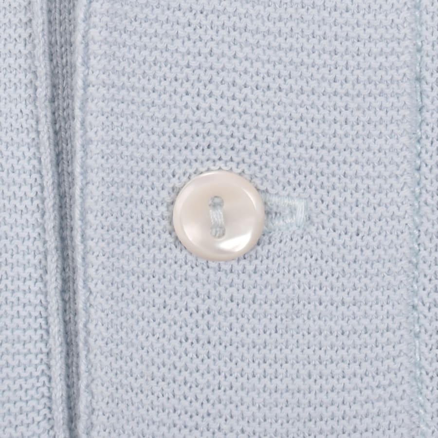 Image number 4 for Lacoste Knit Polo Shirt Light Blue