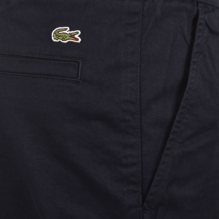 Image number 3 for Lacoste Stretch Cotton Shorts Navy
