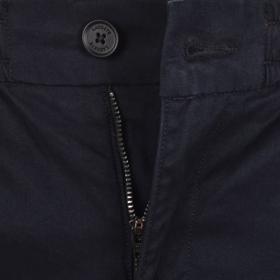Image number 4 for Lacoste Stretch Cotton Shorts Navy