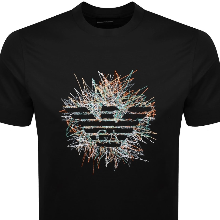 Image number 2 for Emporio Armani Logo T Shirt Black