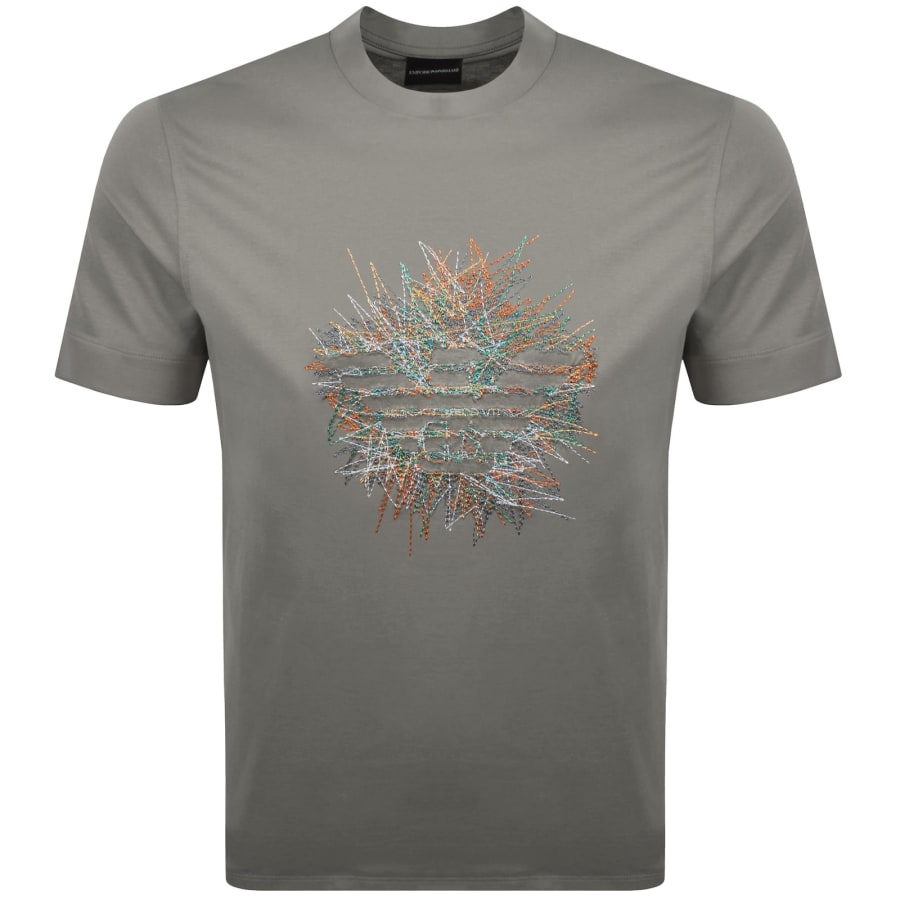 Image number 1 for Emporio Armani Logo T Shirt Grey