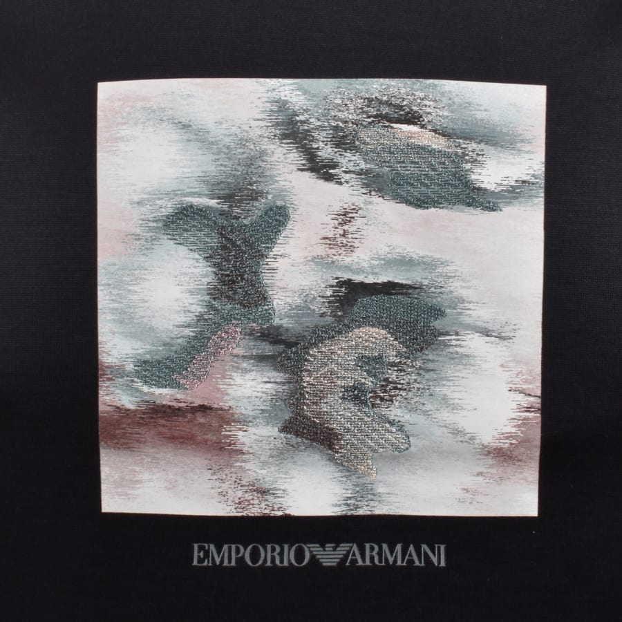 Image number 3 for Emporio Armani Logo T Shirt Navy