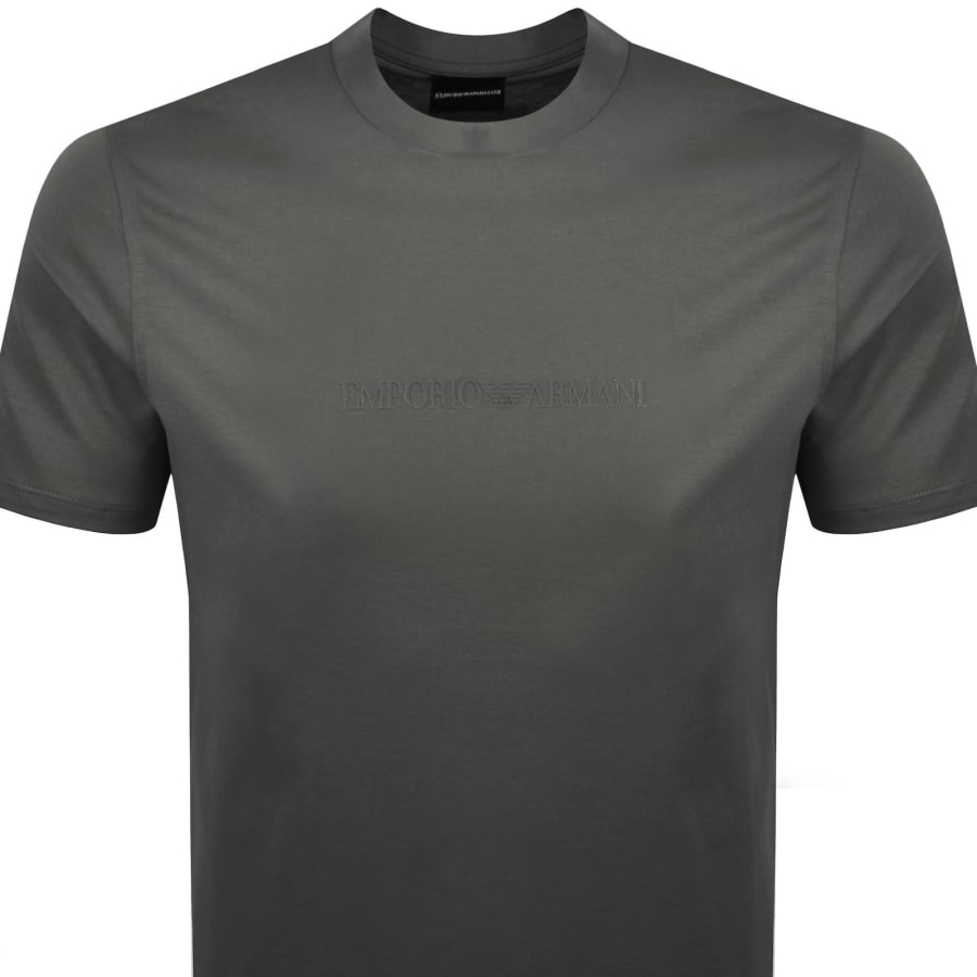 Image number 2 for Emporio Armani Logo T Shirt Grey