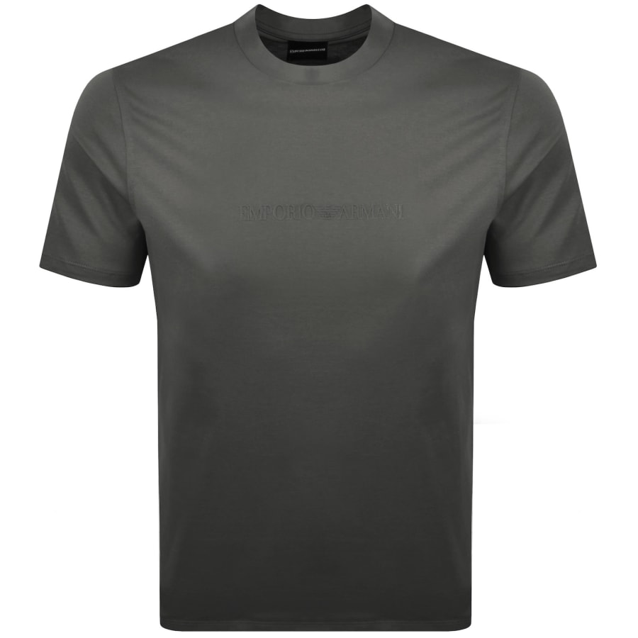 Image number 1 for Emporio Armani Logo T Shirt Grey