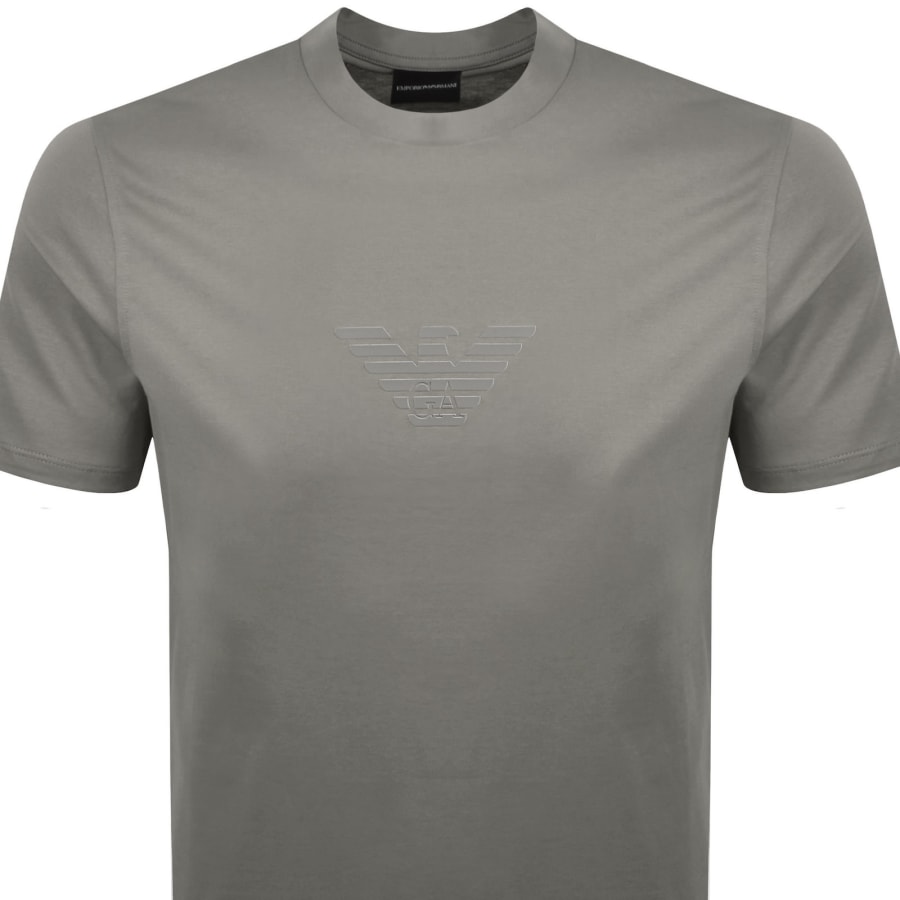 Image number 2 for Emporio Armani Logo T Shirt Grey