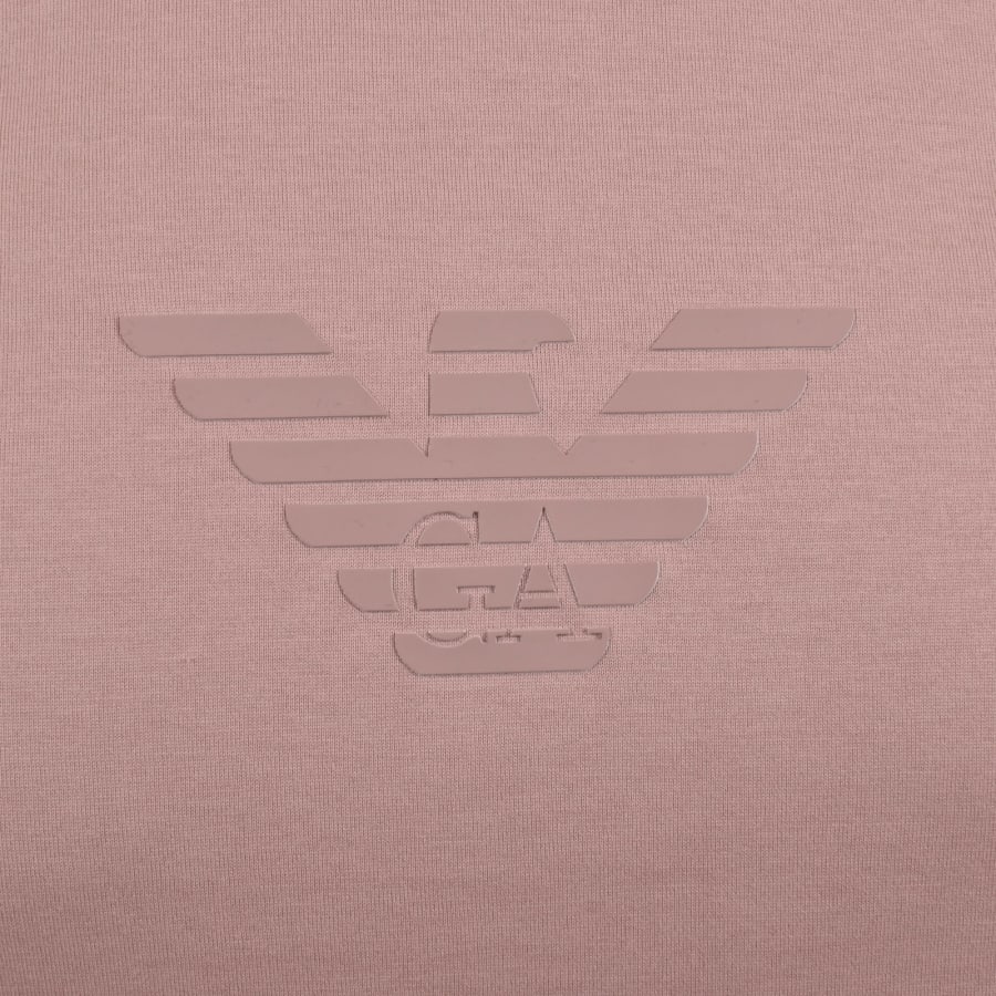 Image number 3 for Emporio Armani Logo T Shirt Pink