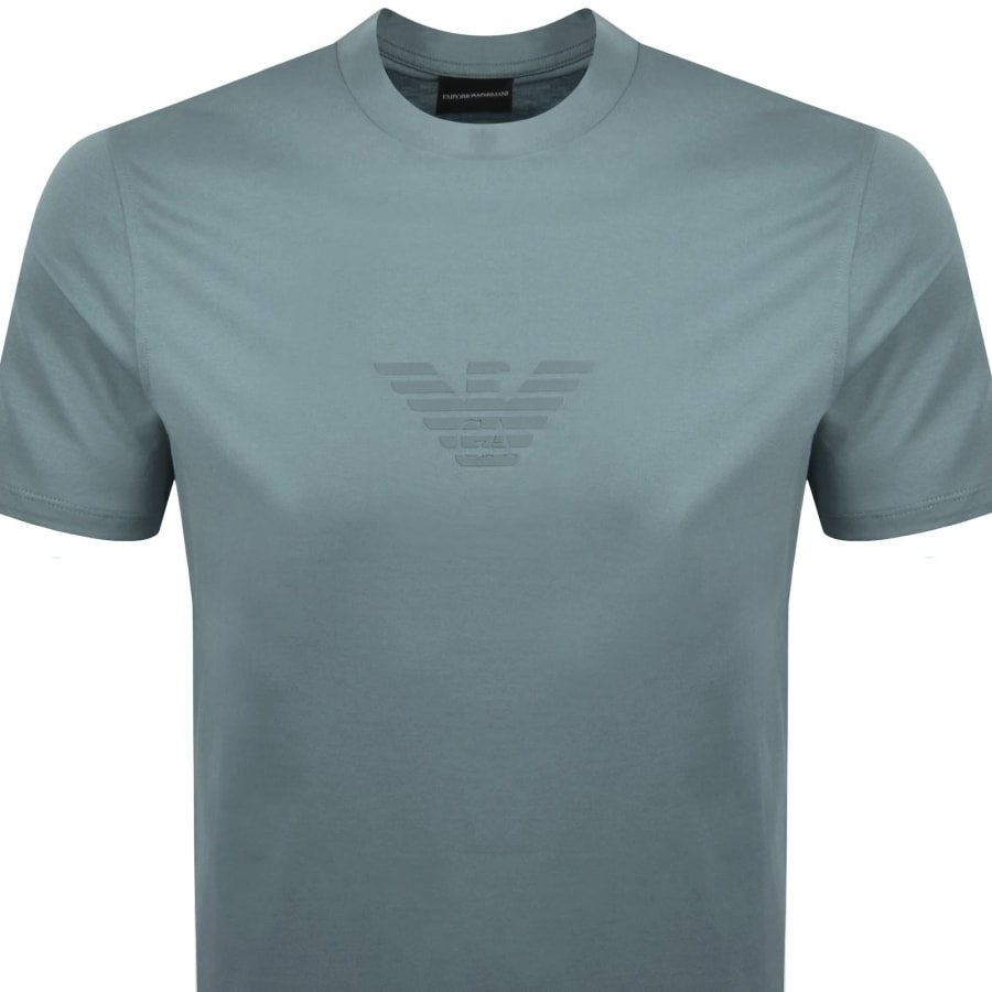 Image number 2 for Emporio Armani Logo T Shirt Blue