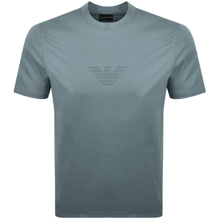 Image number 1 for Emporio Armani Logo T Shirt Blue