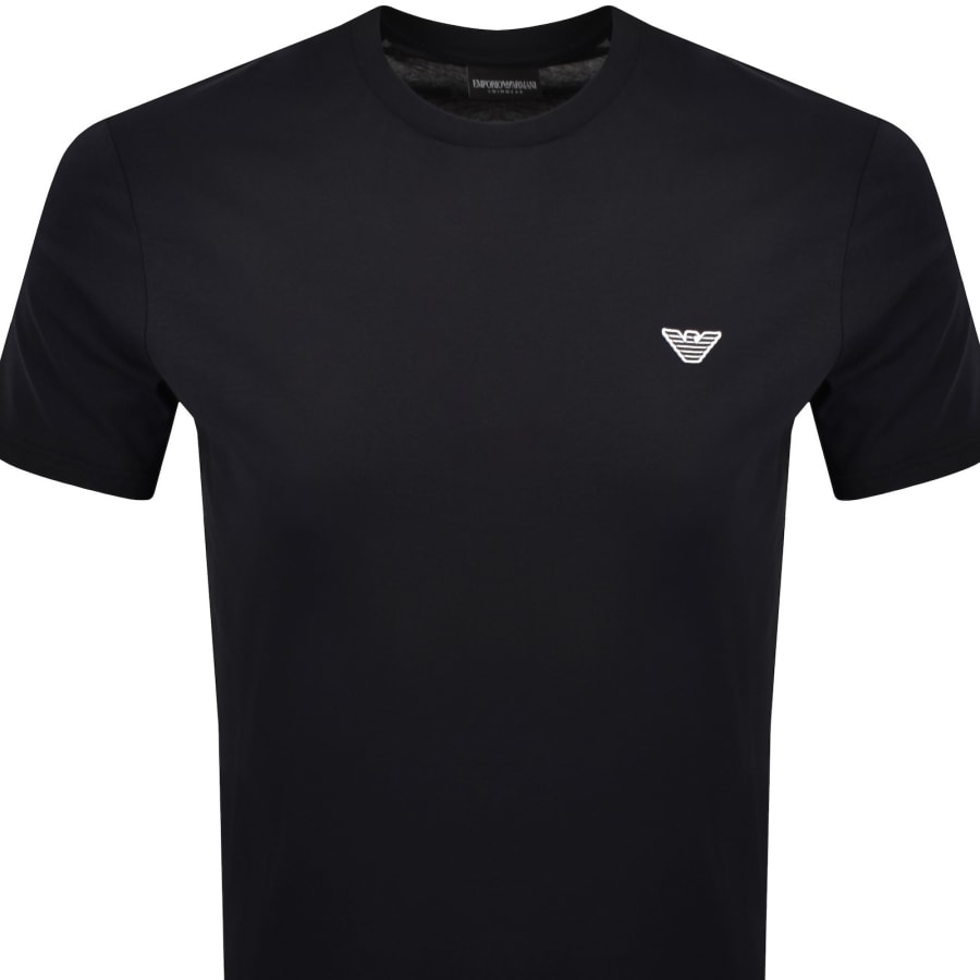 Image number 2 for Emporio Armani Logo T Shirt Navy