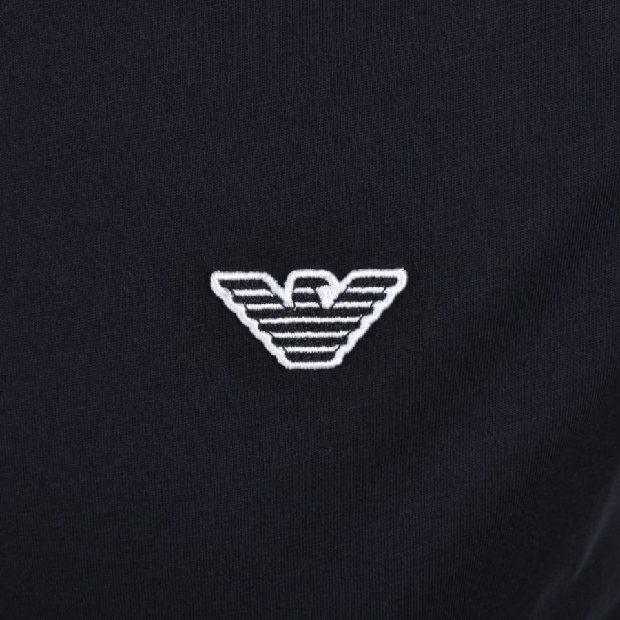 Image number 3 for Emporio Armani Logo T Shirt Navy
