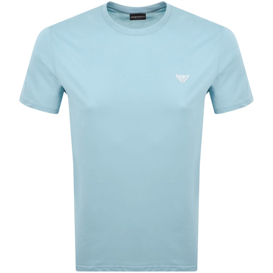 Image number 1 for Emporio Armani Logo T Shirt Blue