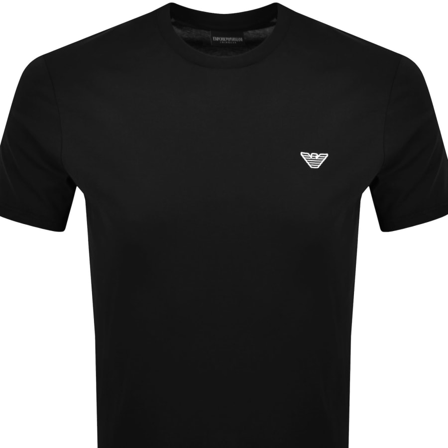 Image number 2 for Emporio Armani Logo T Shirt Black