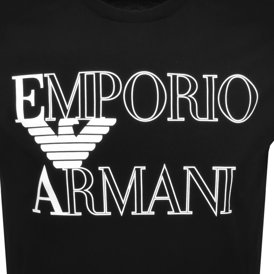 Image number 3 for Emporio Armani Logo T Shirt Black