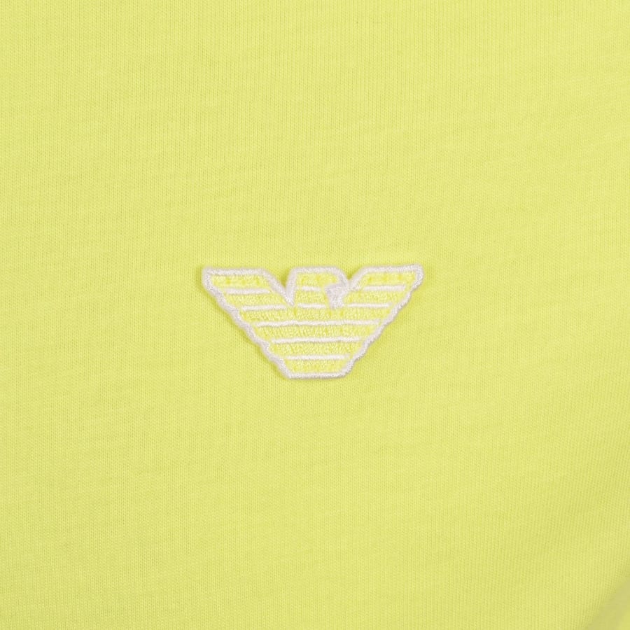 Image number 3 for Emporio Armani Short Sleeved Polo T Shirt Yellow