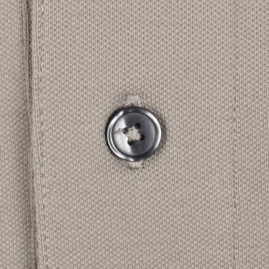 Image number 4 for Emporio Armani Short Sleeved Polo T Shirt Grey