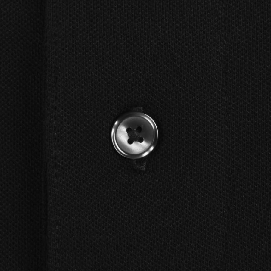 Image number 4 for Emporio Armani Short Sleeved Polo T Shirt Black
