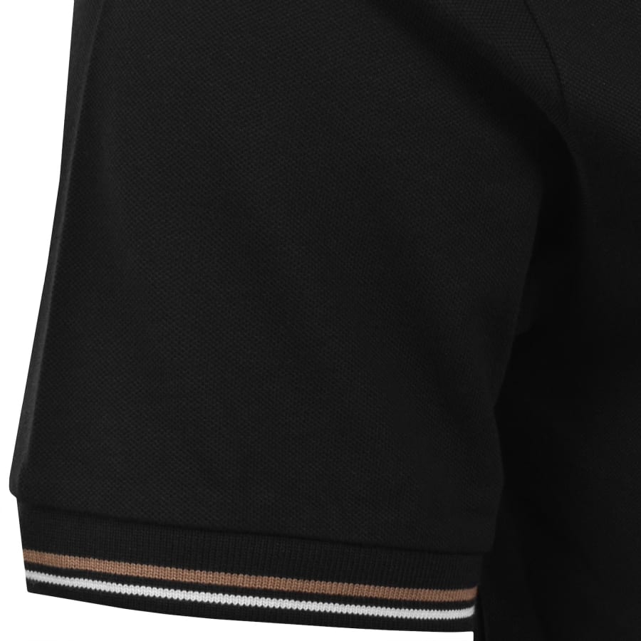 Image number 5 for Emporio Armani Short Sleeved Polo T Shirt Black