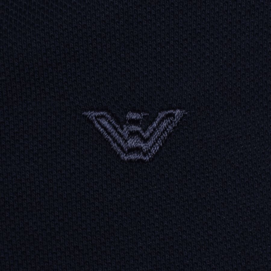 Image number 3 for Emporio Armani Short Sleeved Polo T Shirt Navy