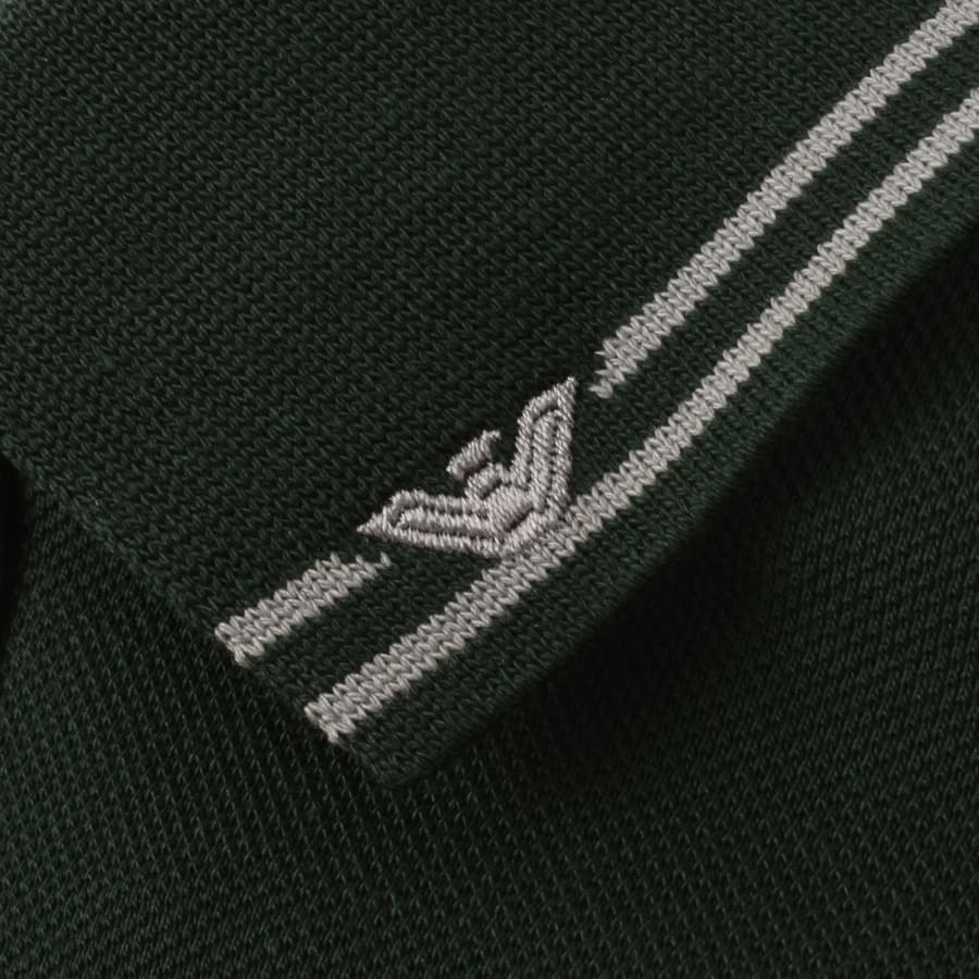Image number 3 for Emporio Armani Short Sleeved Polo T Shirt Green