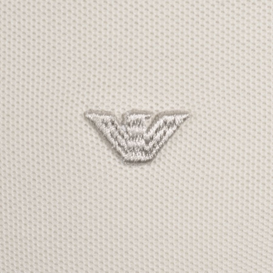 Image number 3 for Emporio Armani Short Sleeved Polo T Shirt White
