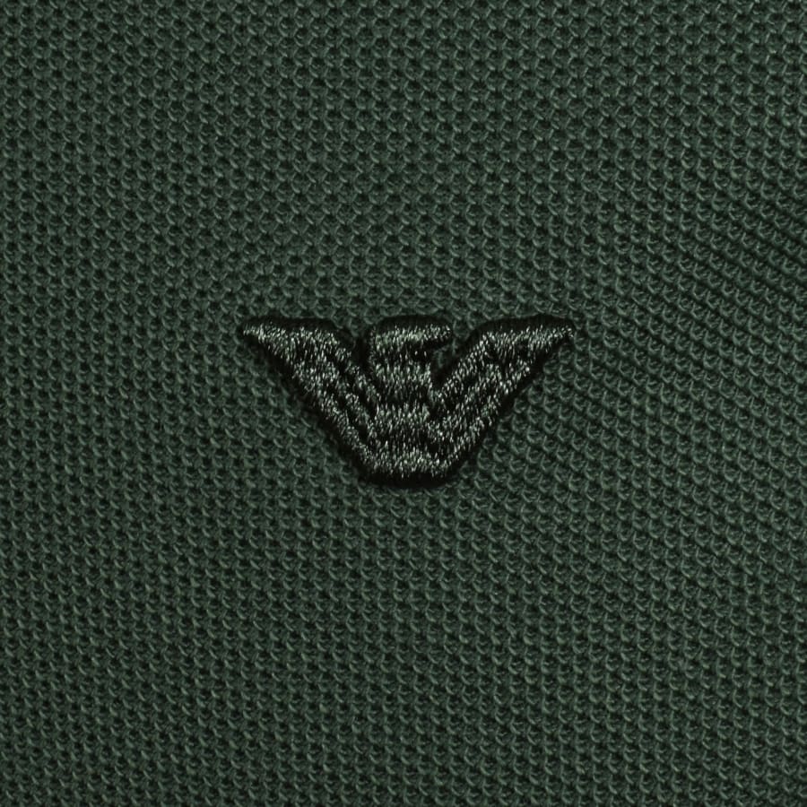 Image number 3 for Emporio Armani Short Sleeved Polo T Shirt Green