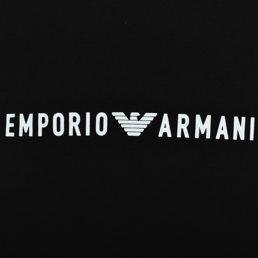 Image number 3 for Emporio Armani Crew Neck T Shirt Black
