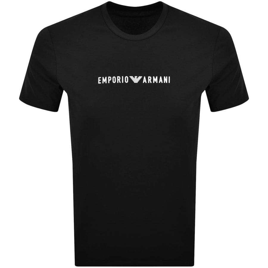 Image number 1 for Emporio Armani Crew Neck T Shirt Black