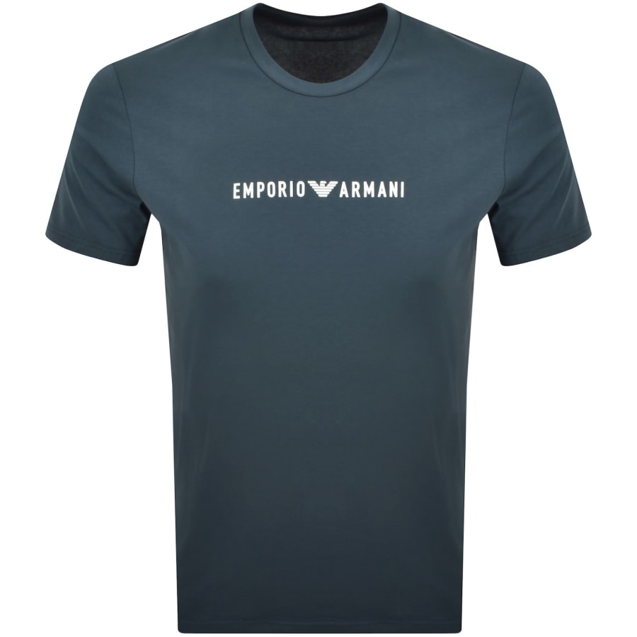 Image number 1 for Emporio Armani Crew Neck T Shirt Orion Blue