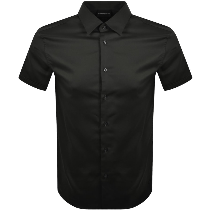 Image number 1 for Emporio Armani Short Sleeved Shirt Black