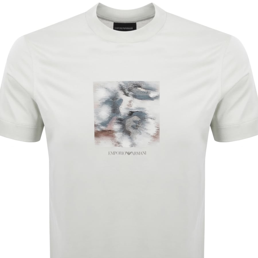 Image number 2 for Emporio Armani Logo T Shirt Off White