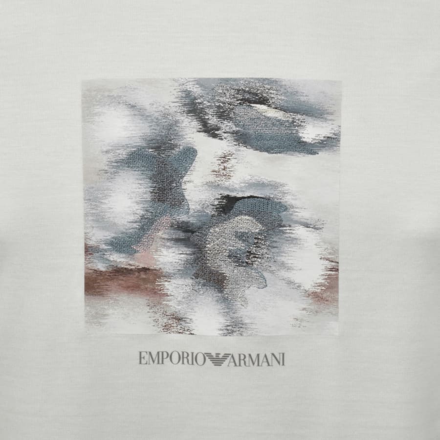 Image number 3 for Emporio Armani Logo T Shirt Off White