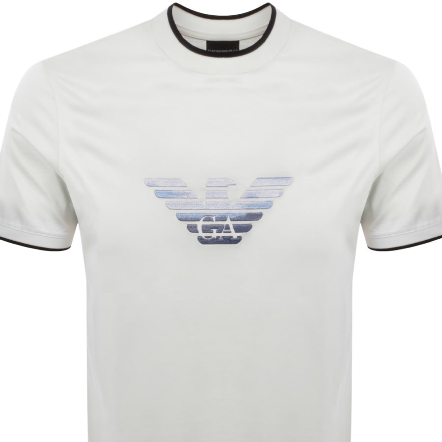 Image number 2 for Emporio Armani Slim Fit T Shirt White