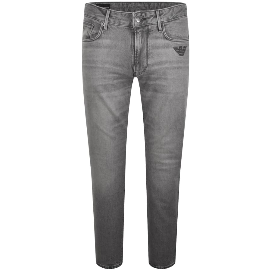 Image number 2 for Emporio Armani J06 Slim Fit Jeans Grey