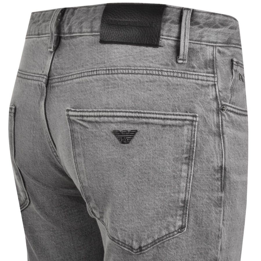 Image number 4 for Emporio Armani J06 Slim Fit Jeans Grey