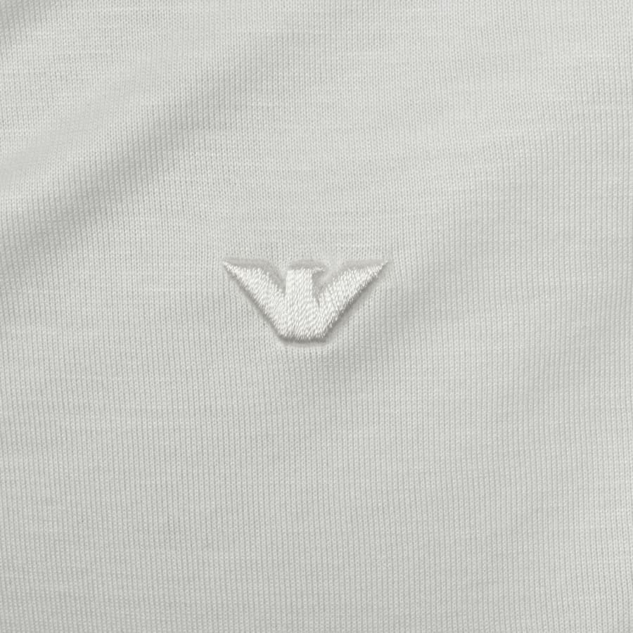 Image number 3 for Emporio Armani Short Sleeved Polo T Shirt White