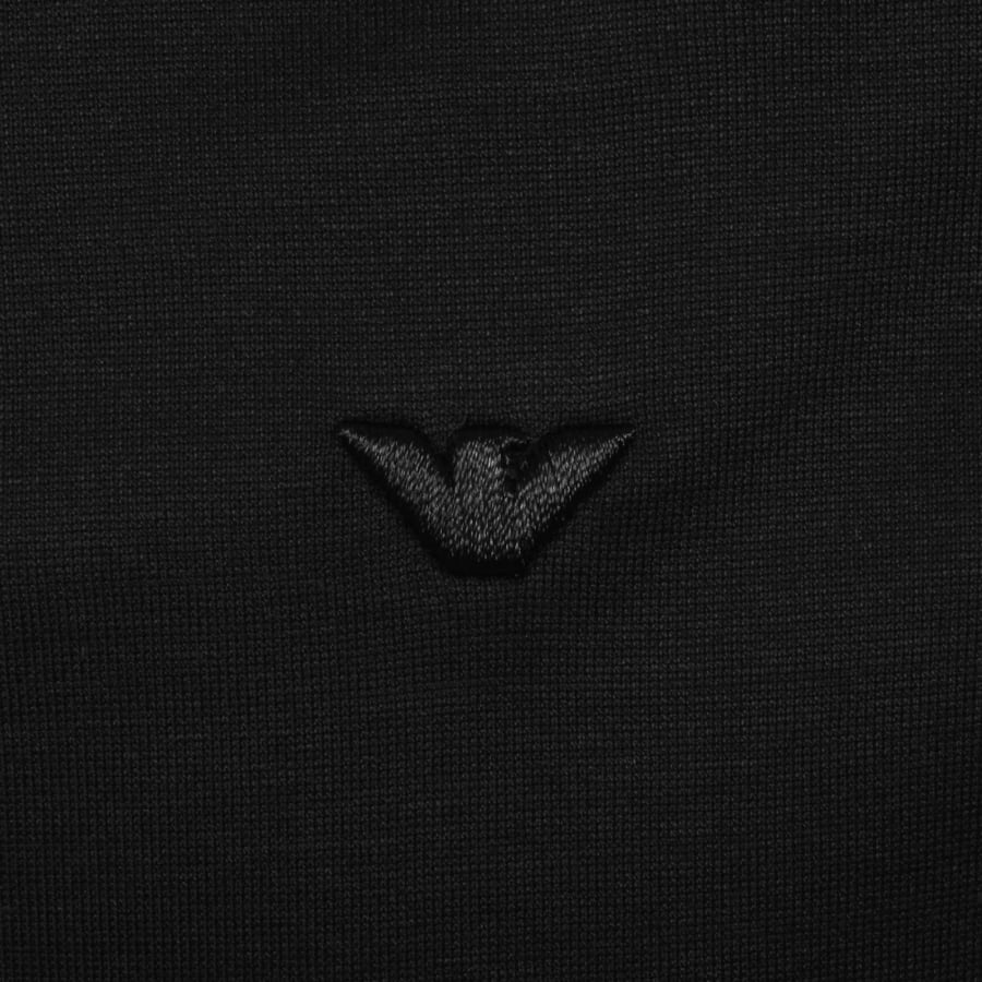 Image number 3 for Emporio Armani Short Sleeved Polo T Shirt Black