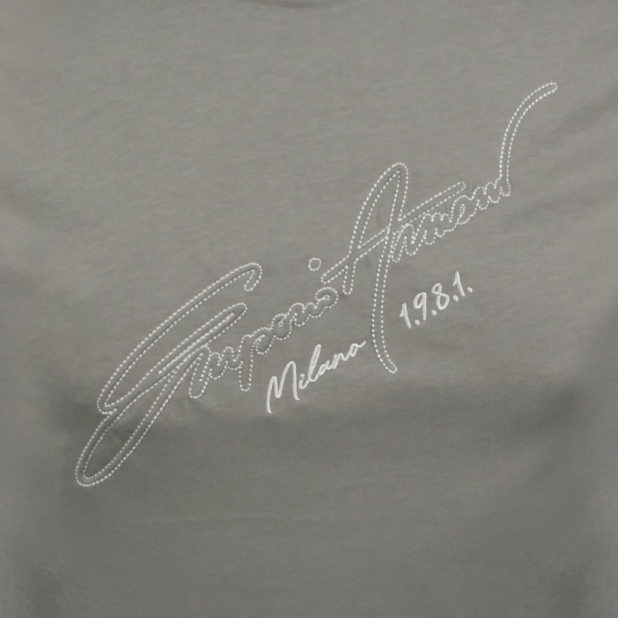 Image number 3 for Emporio Armani Logo T Shirt Grey
