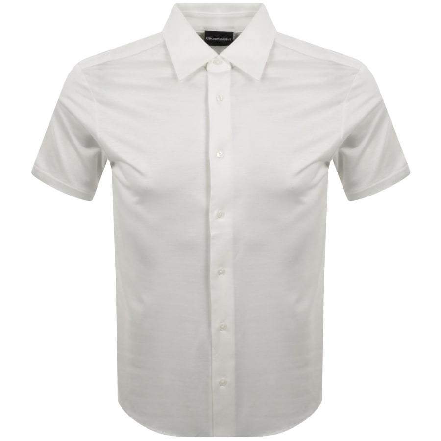 Image number 1 for Emporio Armani Short Sleeved Shirt Off White