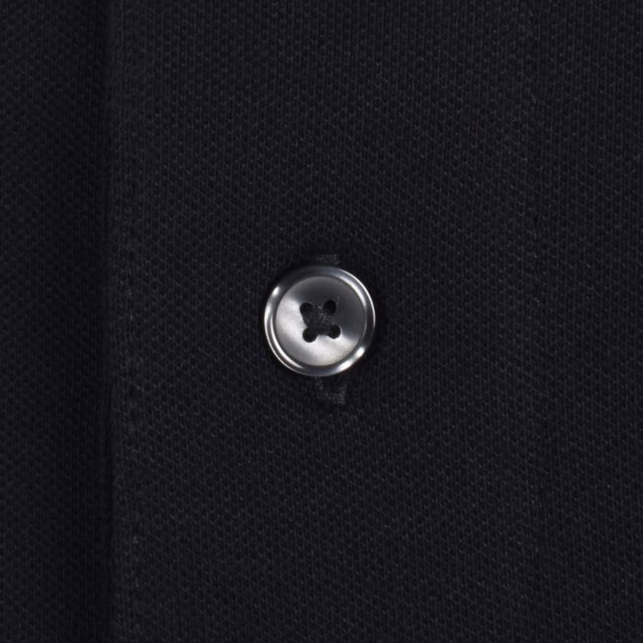 Image number 4 for Emporio Armani Short Sleeved Polo T Shirt Navy