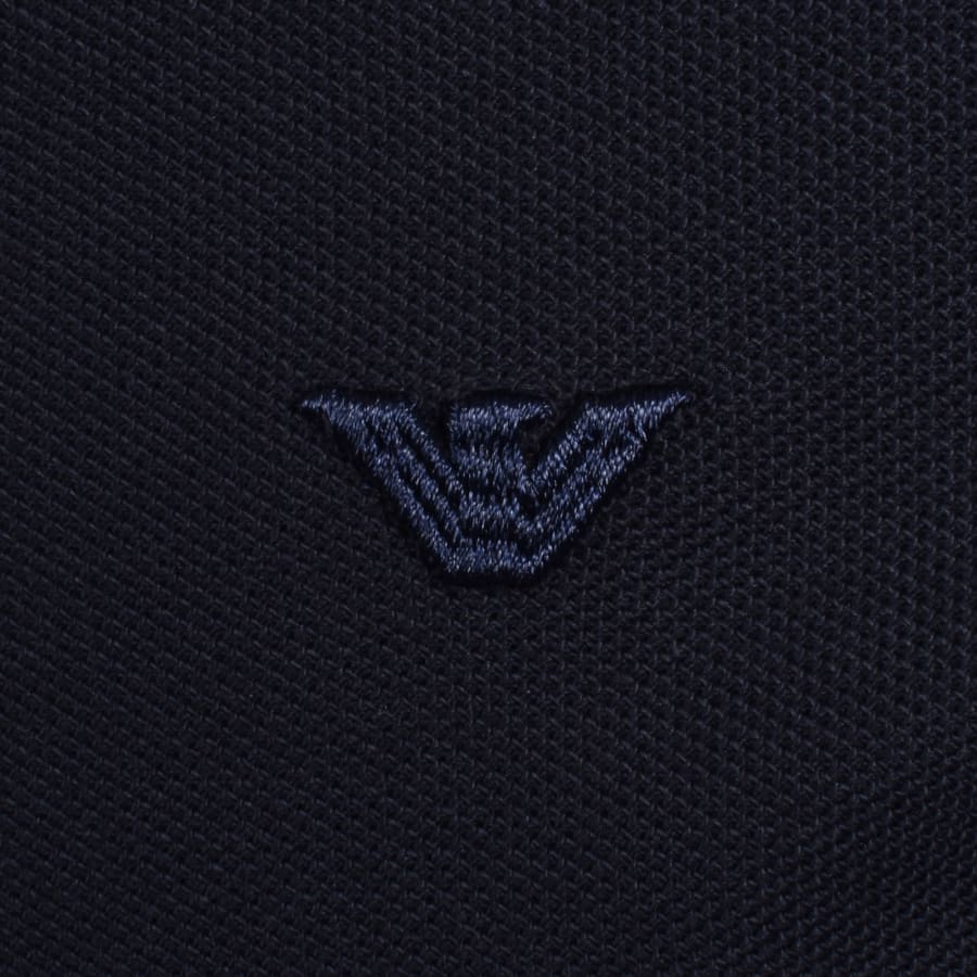 Image number 3 for Emporio Armani Short Sleeved Polo T Shirt Navy