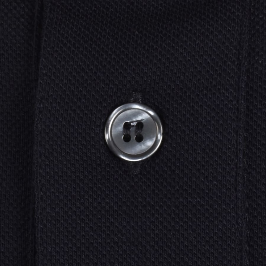 Image number 4 for Emporio Armani Short Sleeved Polo T Shirt Navy