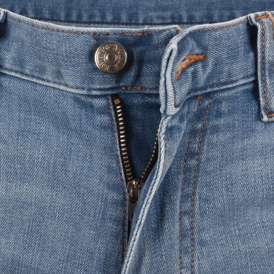 Image number 5 for Emporio Armani J45 Jeans Light Wash Blue