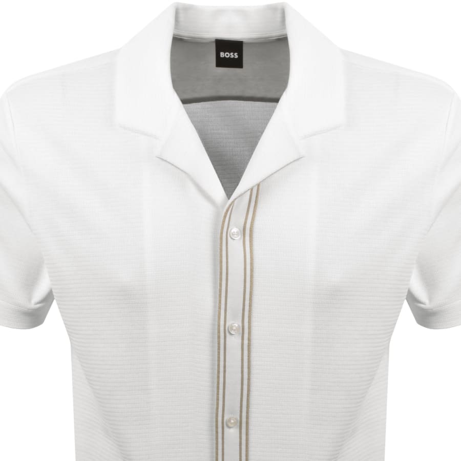 Image number 2 for BOSS Pasini 47 Knit Shirt Beige
