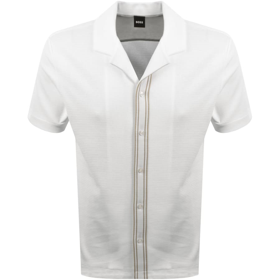 Image number 1 for BOSS Pasini 47 Knit Shirt Beige