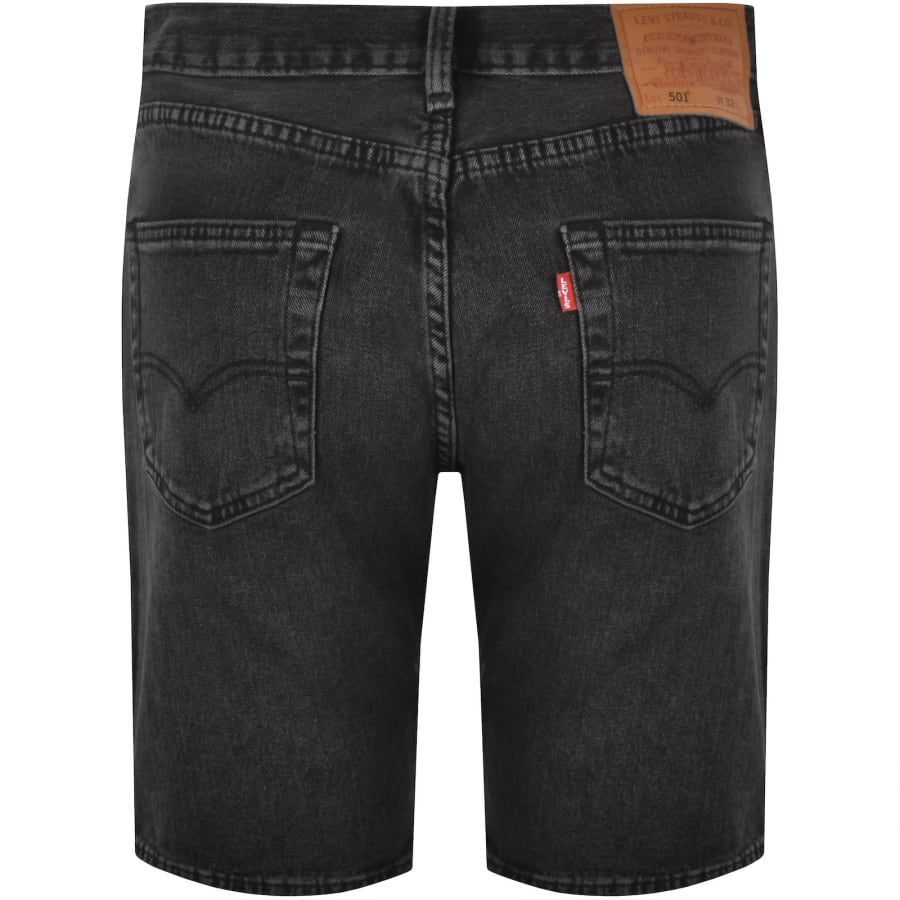 Image number 3 for Levis Original Fit 501 Denim Shorts Grey