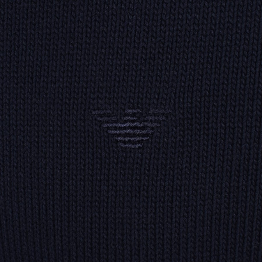 Image number 3 for Emporio Armani Knit Jumper Navy
